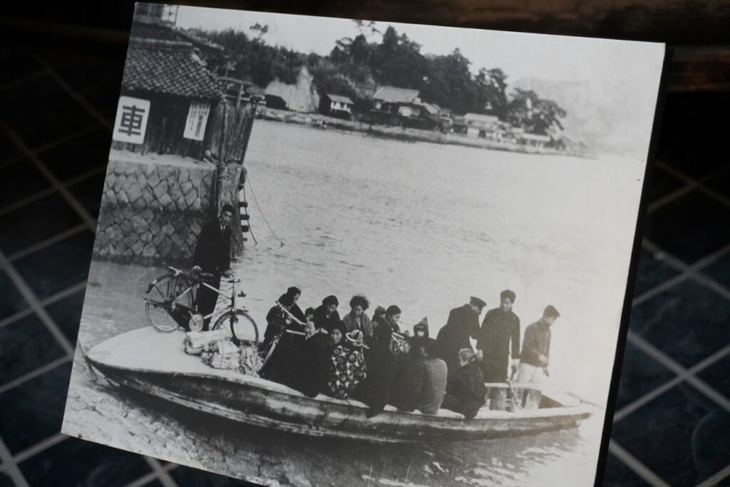 瀬戸内海歴史民俗資料館　第一展示室　高根島渡船